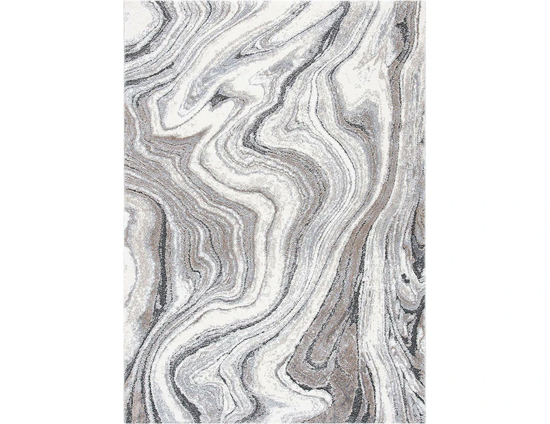 Abby Mineral Grey Modern Abstract Rectangle Rug