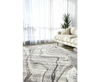 Abby Mineral Grey Modern Abstract Rectangle Rug