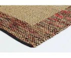 Mahal Multi Colour Boarder Jute Rug