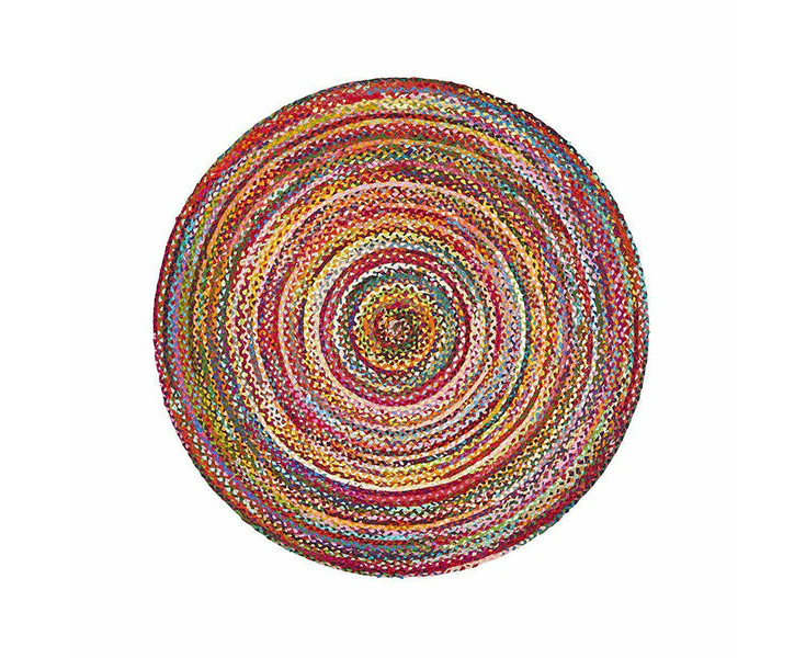 Atrium Chandra Braided Cotton Multi Coloured Rug