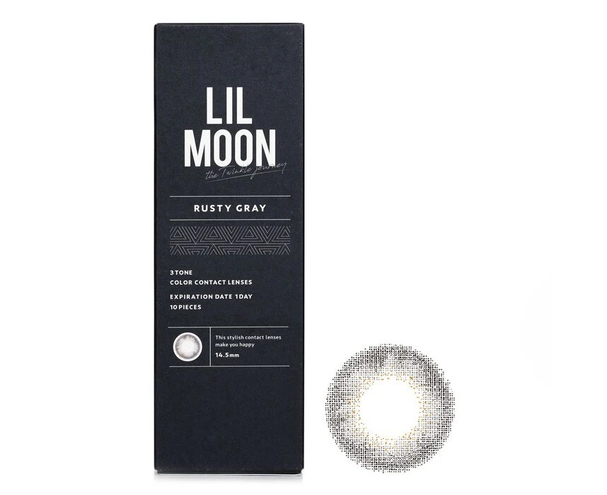 Pia Lilmoon Rusty Gray 1 Day Color Contact Lenses   3.50 10pcs