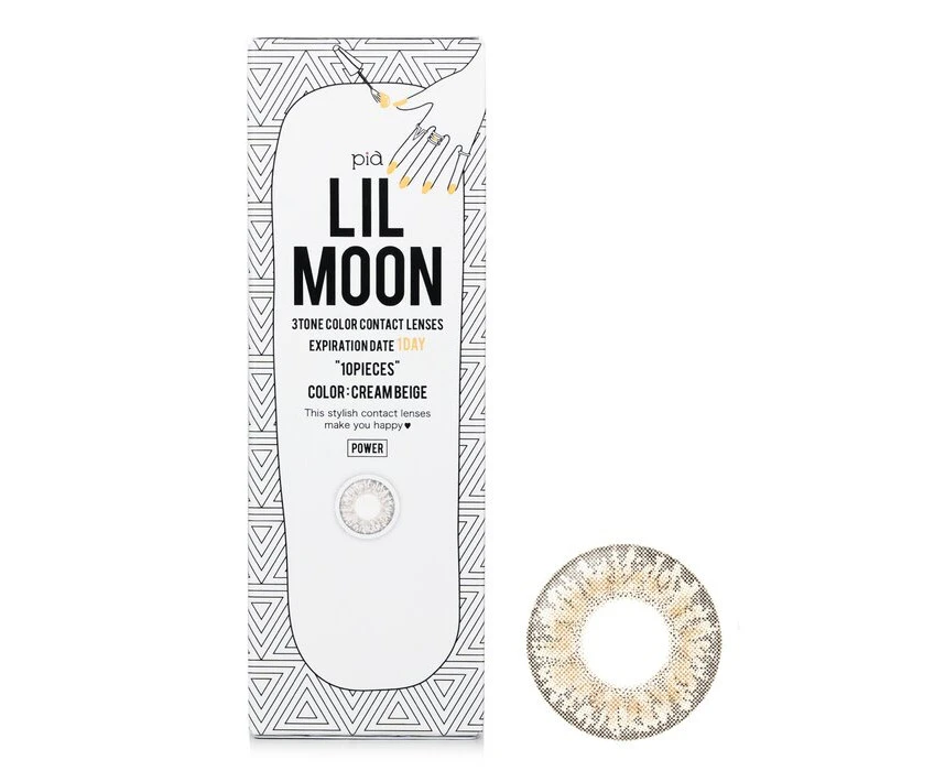 Pia Lilmoon Cream Beige 1 Day Color Contact Lenses   2.00 10pcs