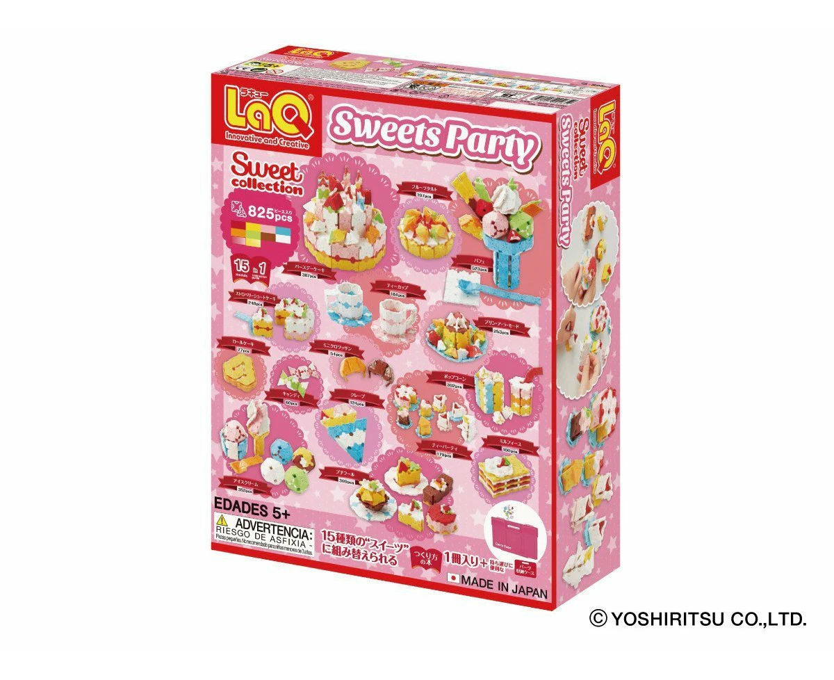 Laq Sweet Collection Sweets Party 15 Models, 825 Pieces