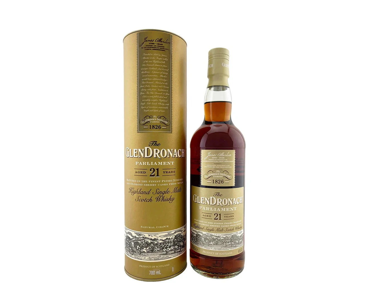 Glendronach 21YO Parliament Singe Malt Scotch Whisky 700ml