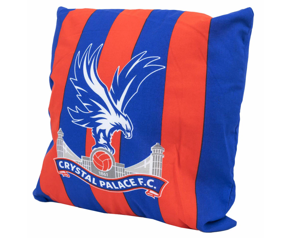 Crystal Palace FC Crest Cushion (Blue/Red) - TA12863