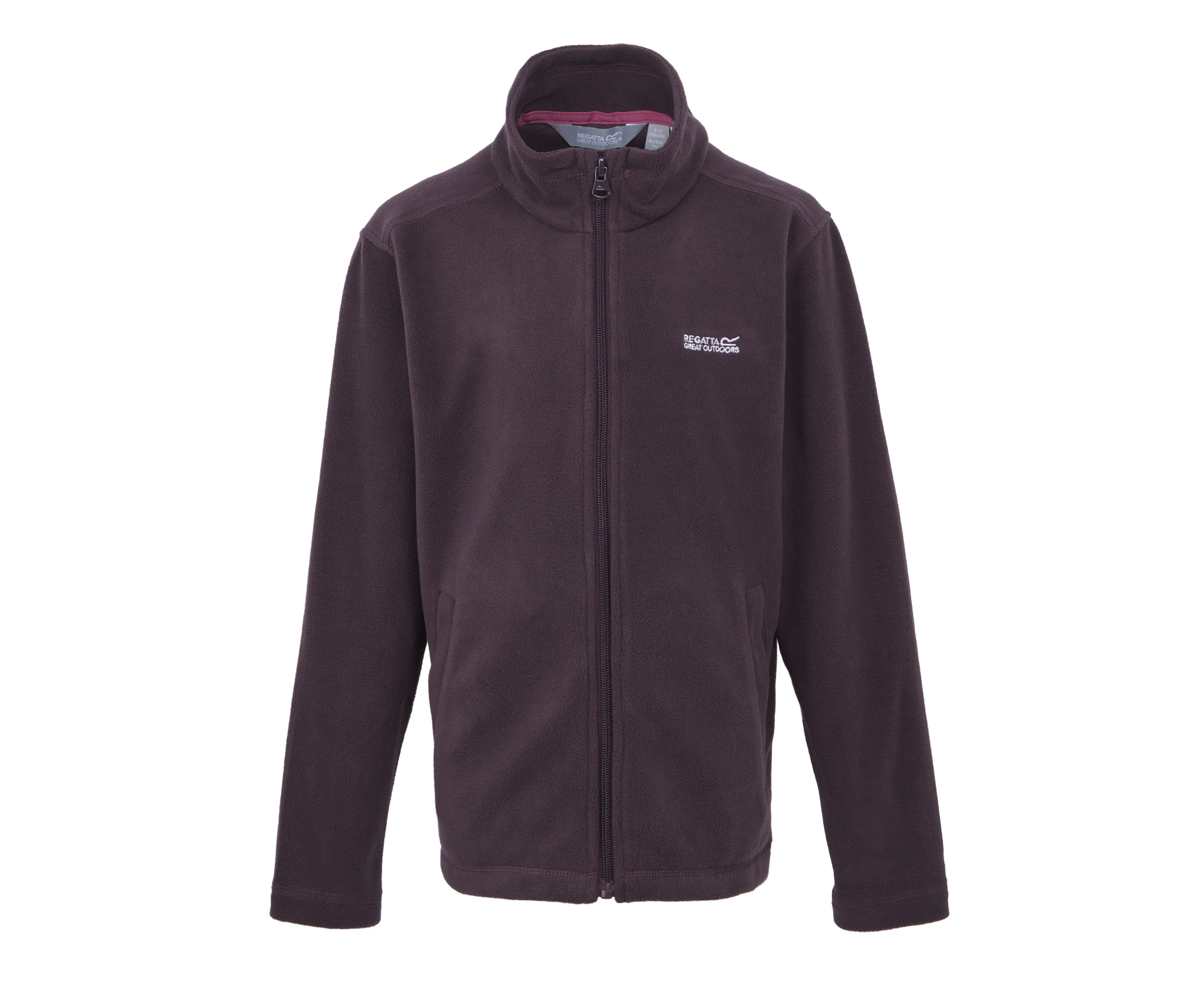 Regatta Great Outdoors Childrens/Kids King II Lightweight Full Zip Fleece Jacket (Deep Plum) - RG565