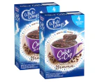 2 x White Wings Triple Choc Brownie Cake In A Cup 220g