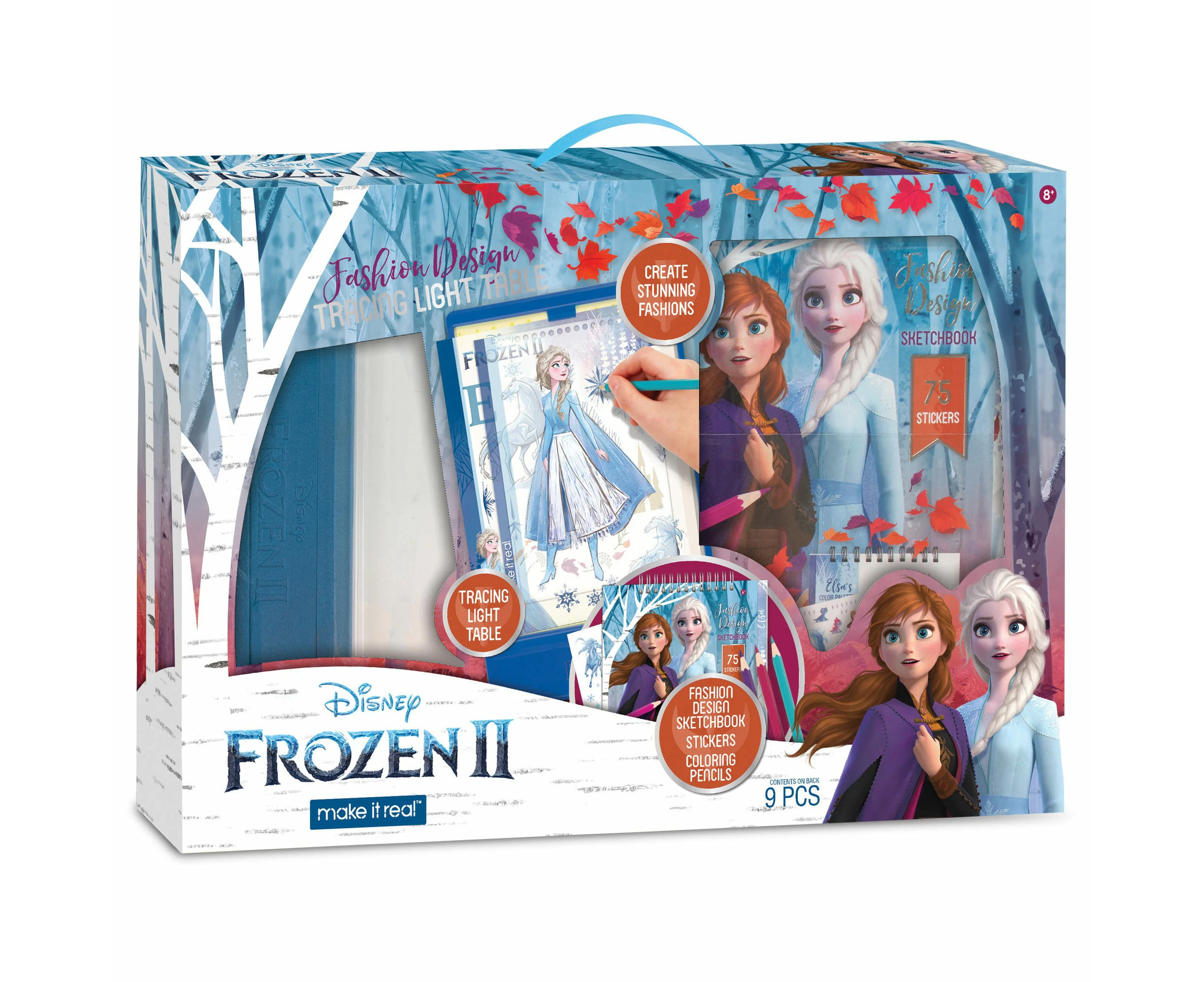 Make It Real Disney Frozen 2 Fashion Design Tracing Light Table