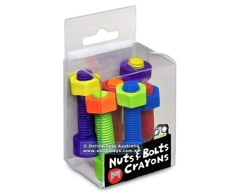 Micador Nuts And Bolts Crayons 6 Colours