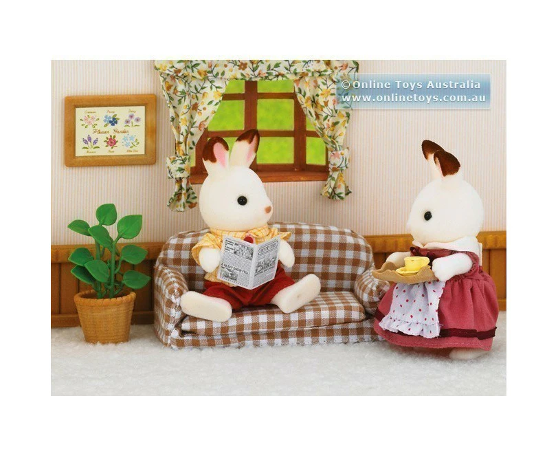 Sylvanian Families Chocolate Rabbit Father Set Sf5013