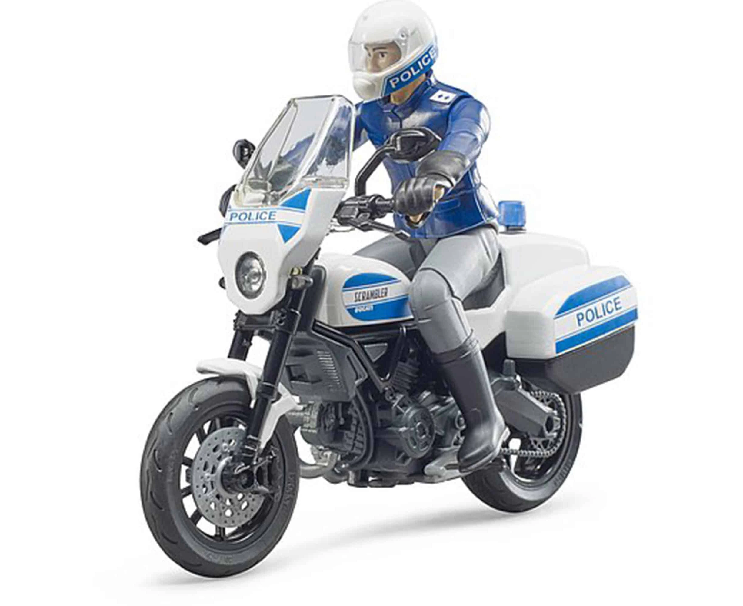 Bruder Bworld Scrambler Ducati Police Motorcycle