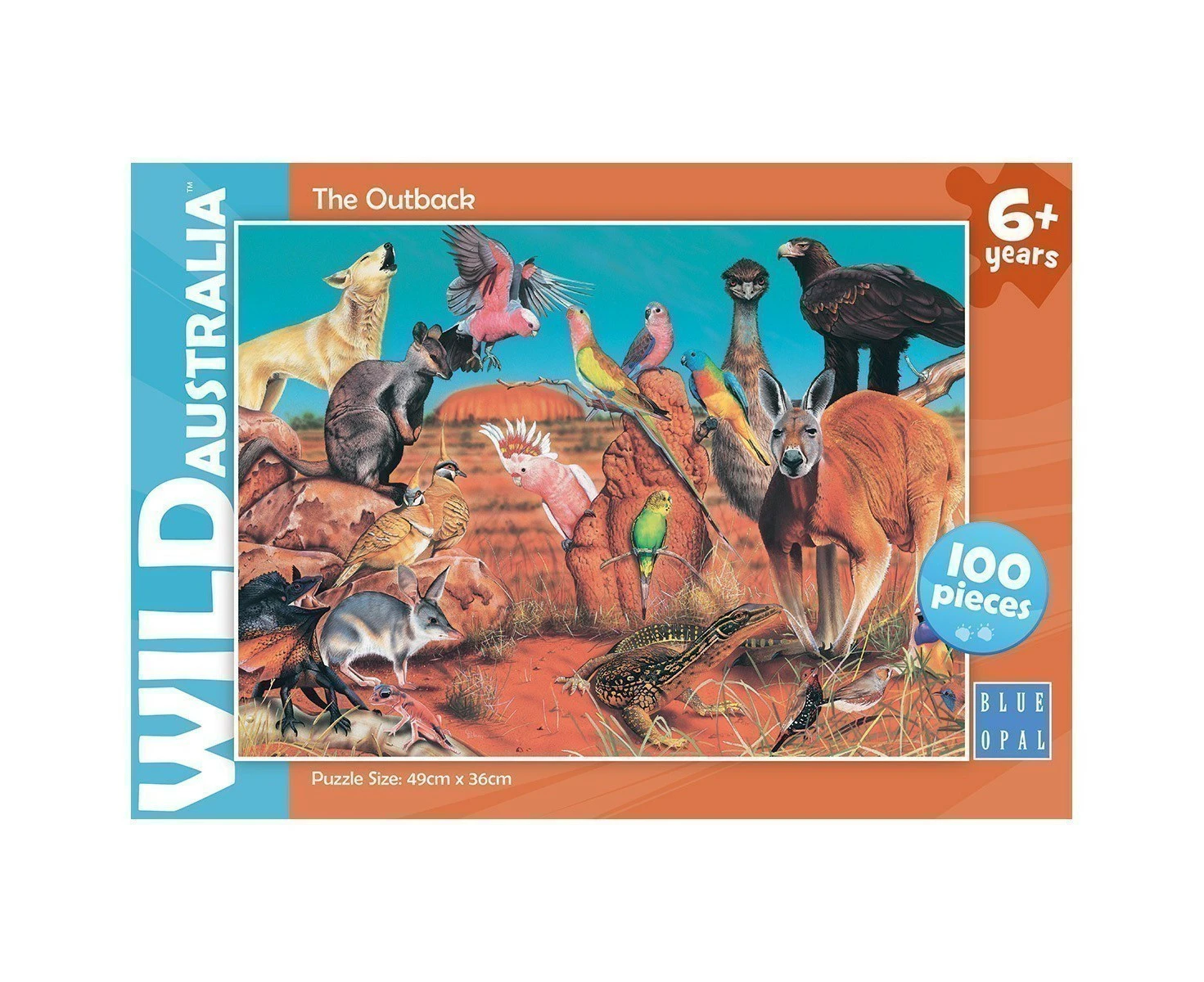 Blue Opal Wild Australia The Outback 100 Piece