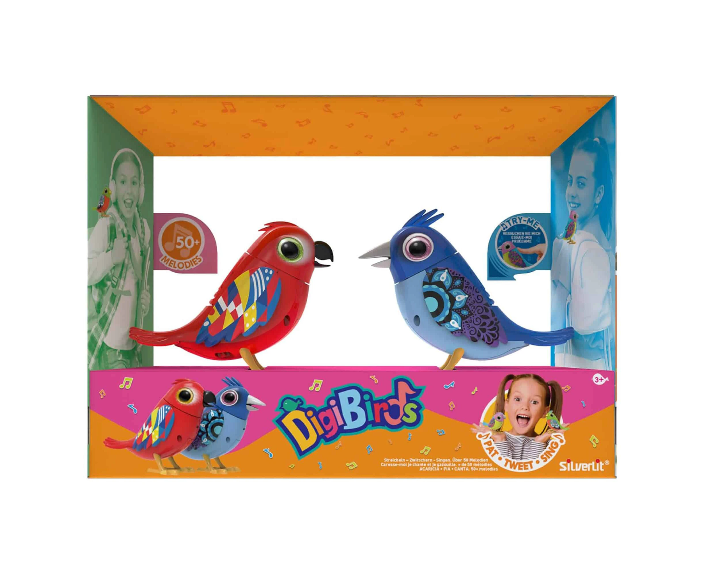 Silverlit Digibirds Twin Pack Assorted