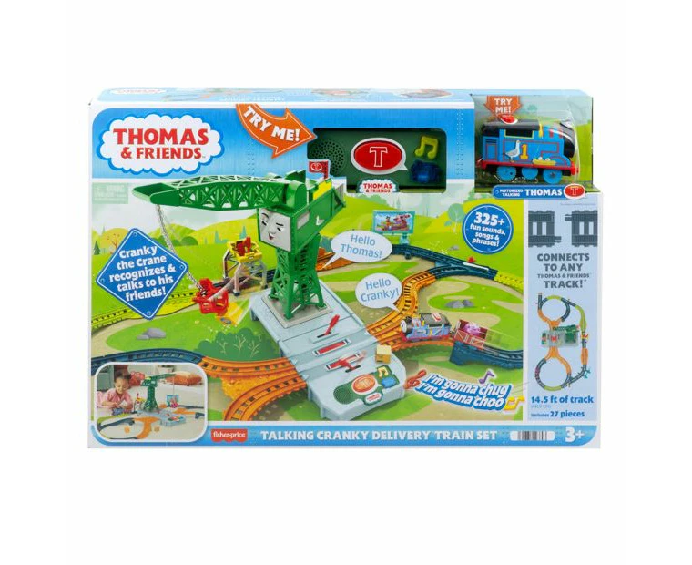 Thomas & Friends Talking Cranky Delivery Train Set