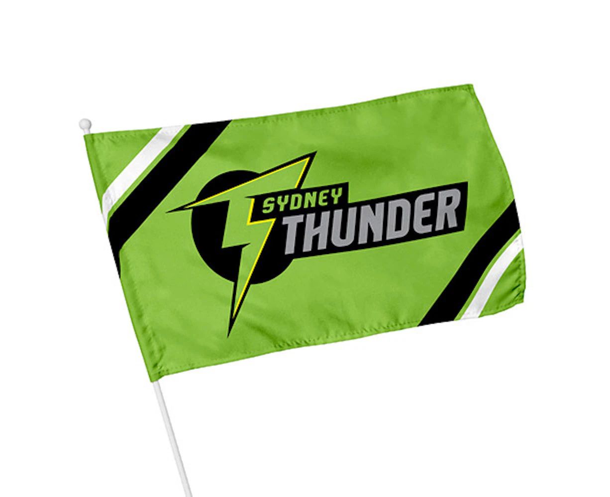 Sydney Thunder Big Bang League KFC Cricket Small Supporters Flag