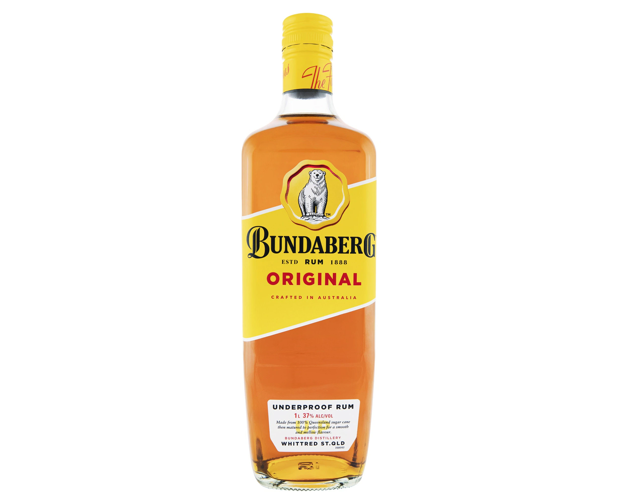 Bundaberg Original Rum 1L Bottle - 1 litre