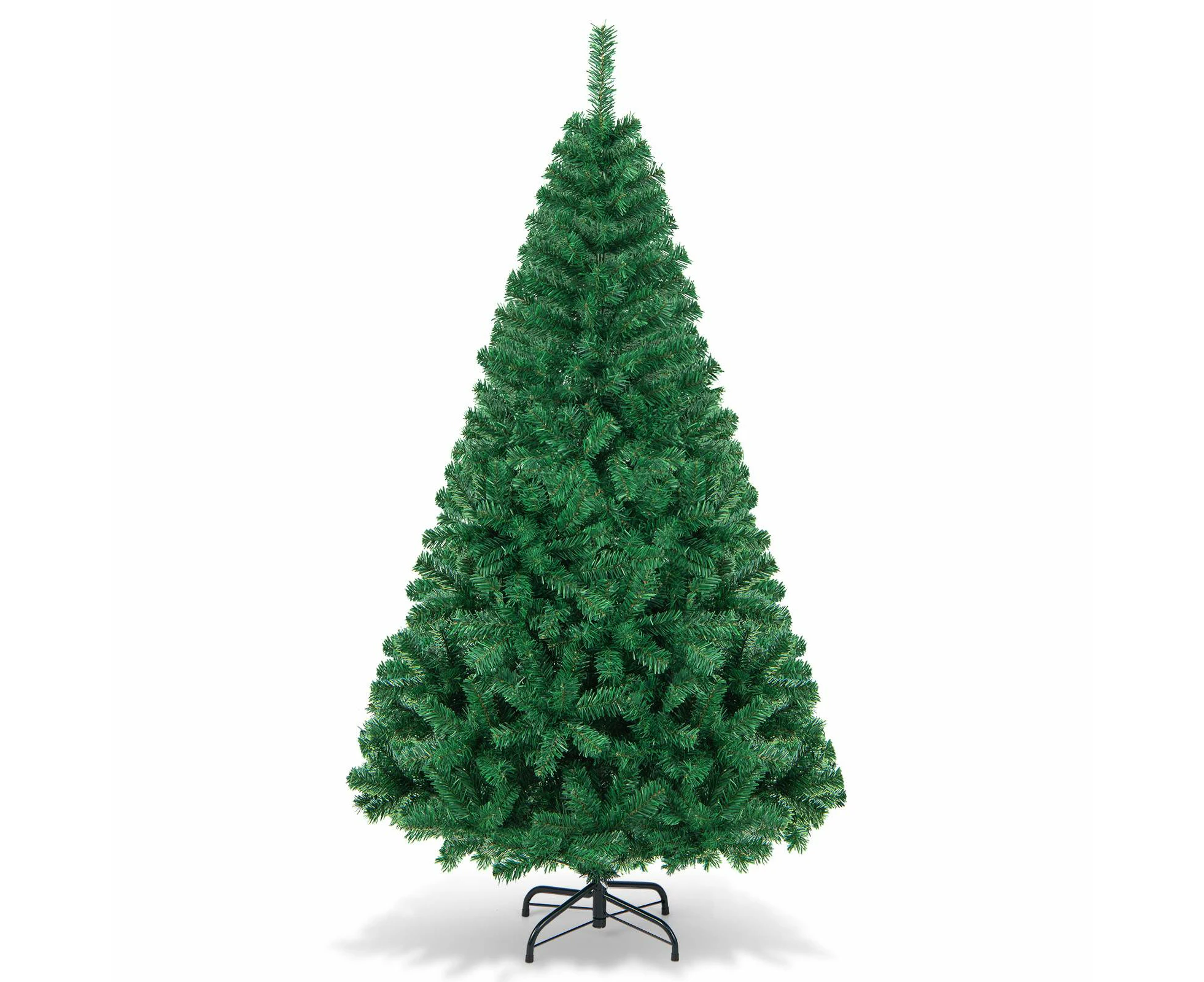 Costway 1.8M Lush PVC Christmas Tree Xmas Decoration Party Holiday Home Decor Gift Green