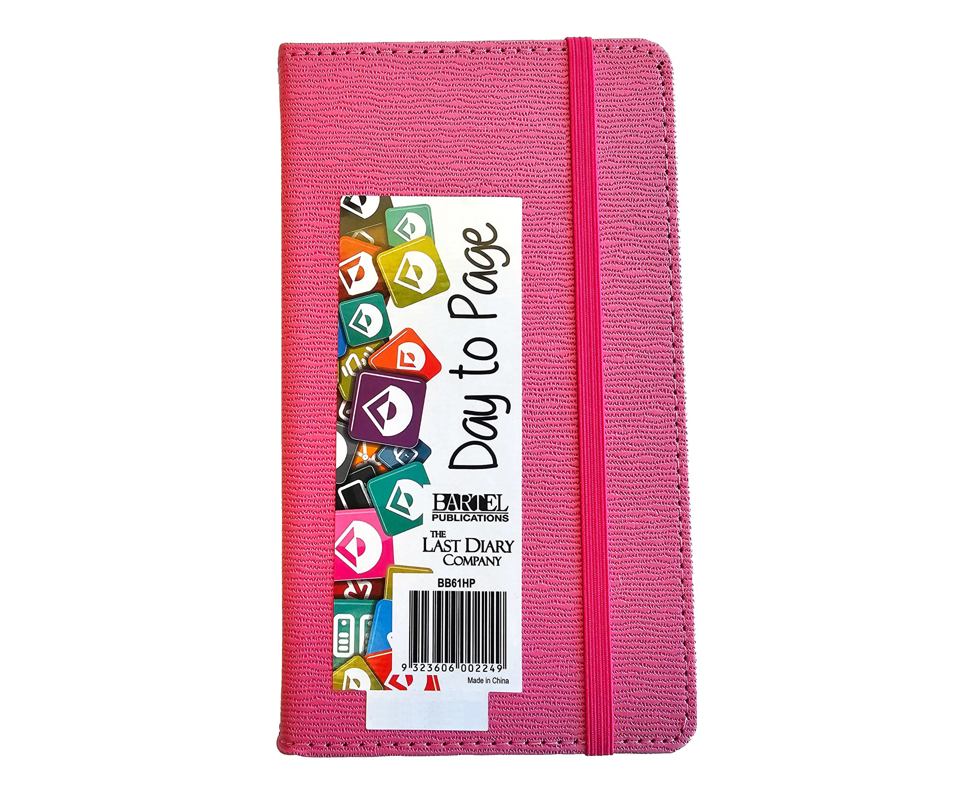 2025 Diary Becall B6 Day to Page Casebound Hot Pink Last Diary Company BB61HP