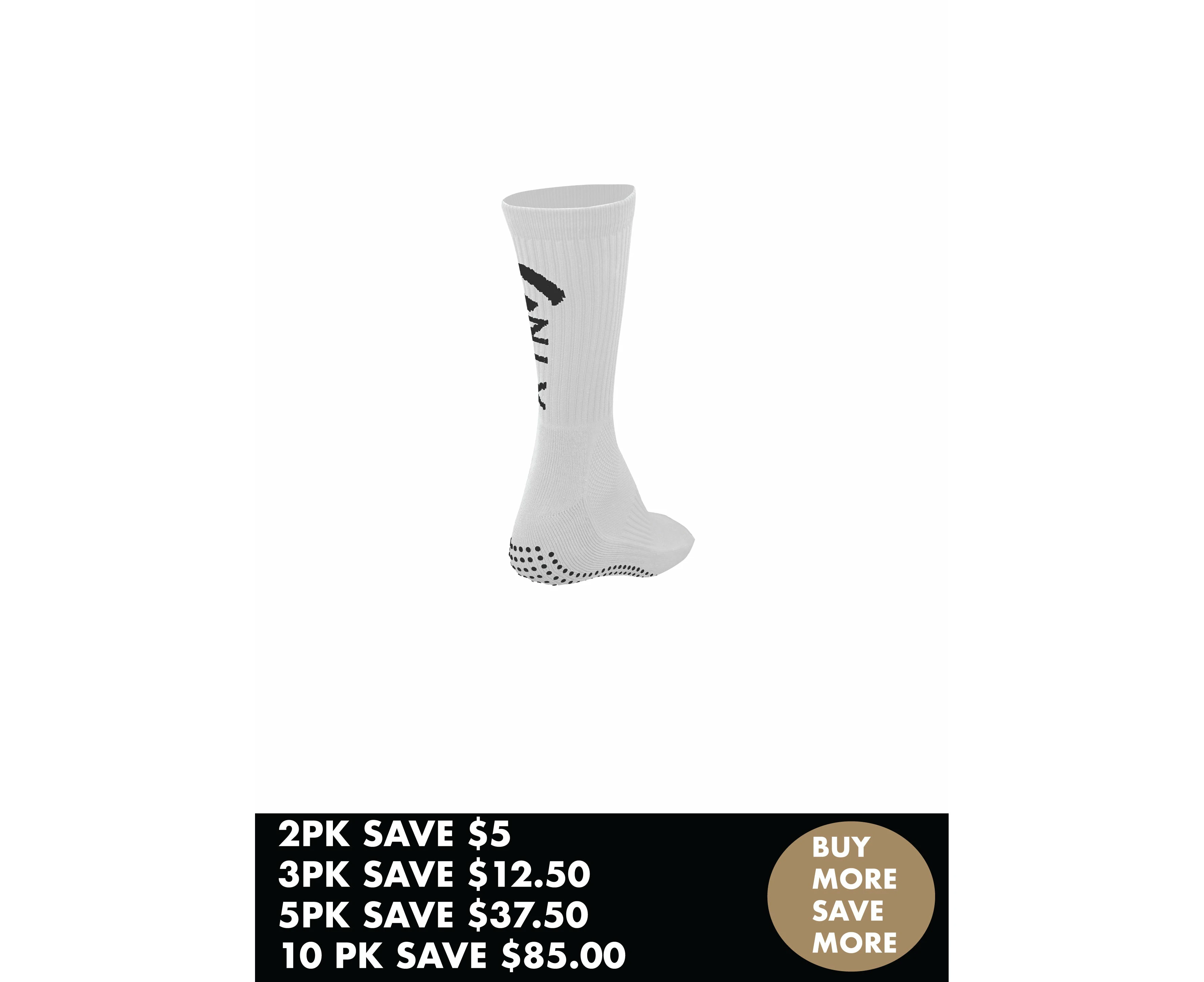 Only Sport Grip Sock Bundles - White - 7-11, 10