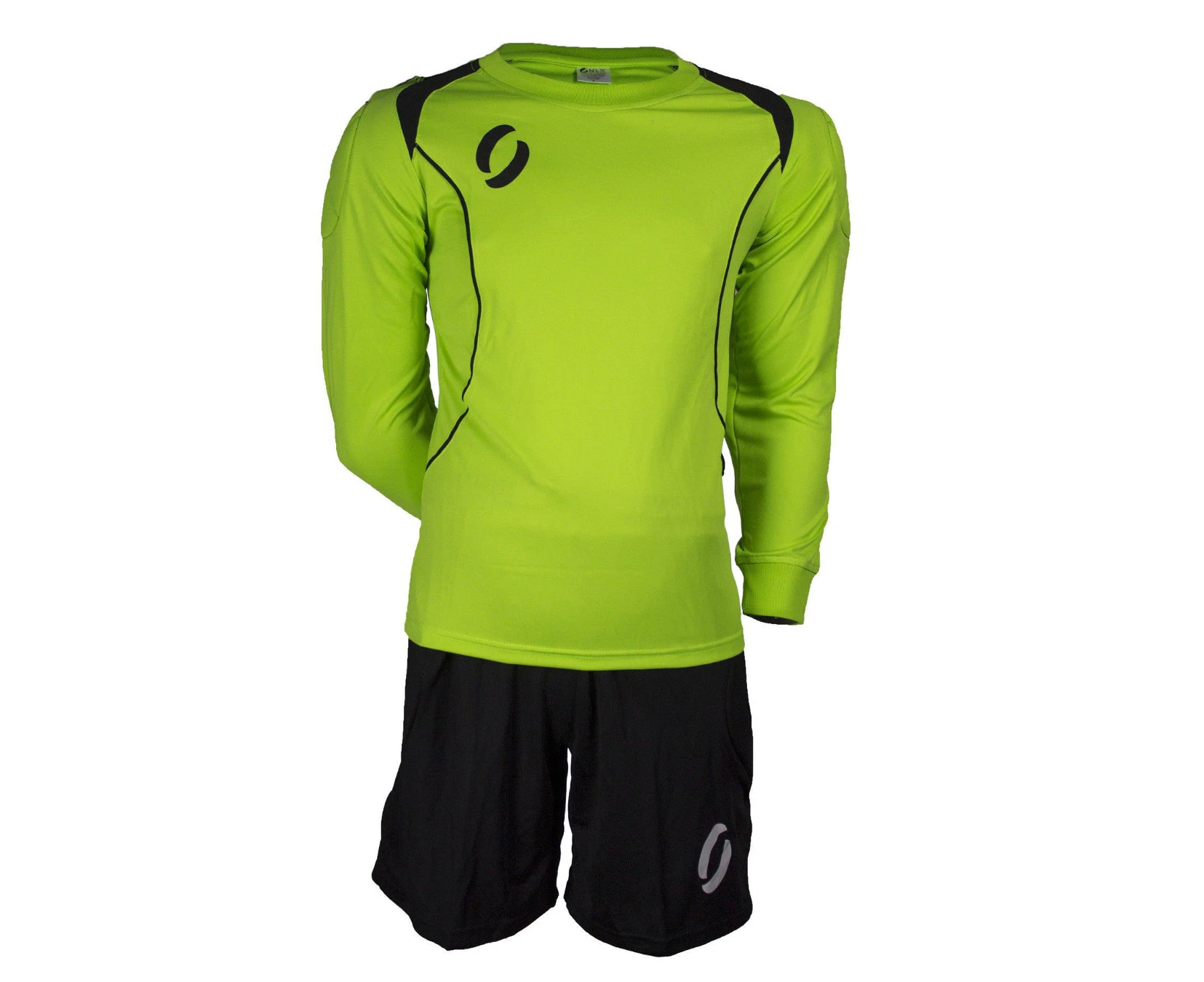 Only Sport Goalkeeper Top & Shorts - Lime/Black - XS, S, 1