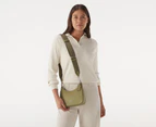 Coach Small Hobo Leather Crossbody Bag - Moss