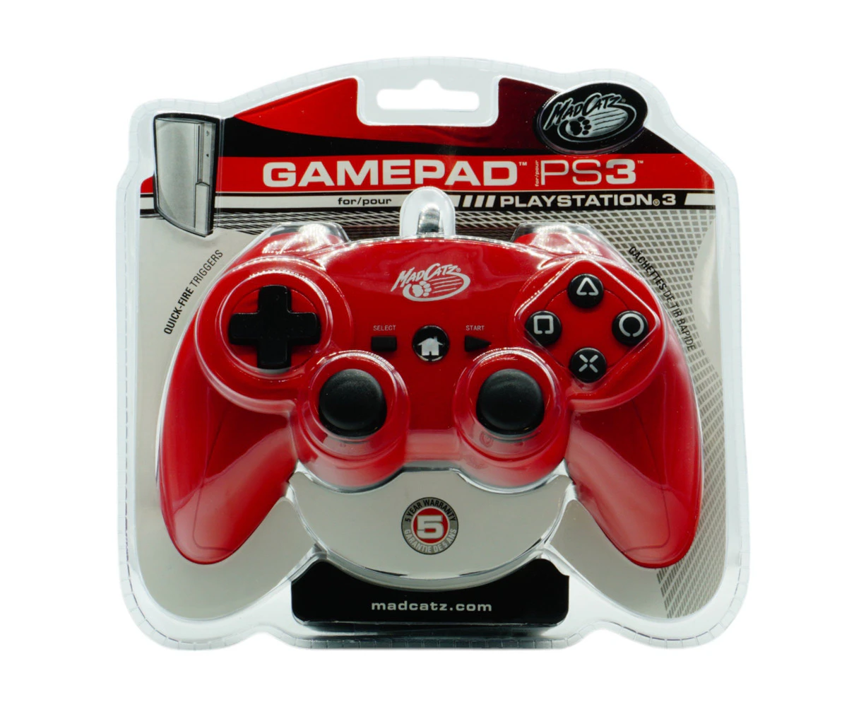 Mad Catz Playstation 3 Wired Gamepad Red