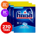 3 x 90pk Finish Classic Dishwashing Tabs