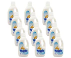 12x Huggie Liquid Laundry Fabric Conditioner/Softener For Sensitive Skin 1L