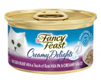 24 x 85g Fancy Feast Creamy Delights Wet Cat Food Chicken Feast in Creamy Sauce