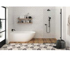 Vizzini Duo Freestanding Back TO Wall Corner/Shower Bath - Matte White - 1700mm (L) x 750mm (W) x 570mm (H)