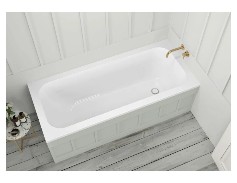 Vizzini Oasis Drop In Bath - White - 1600mm (L) x 740mm (W) x 420mm (H)