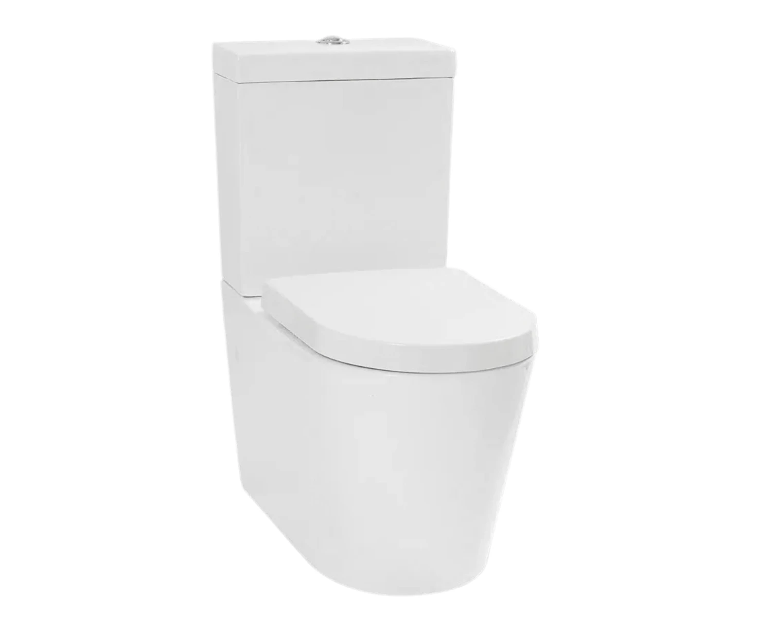 Vizzini Bermuda Back To Wall Toilet Suite - White - Geberit Flush System