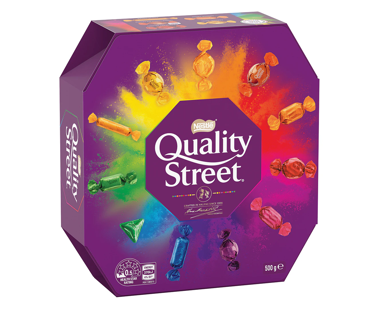 Nestle Quality Street Chocolate Assortments Gift Tub 500g