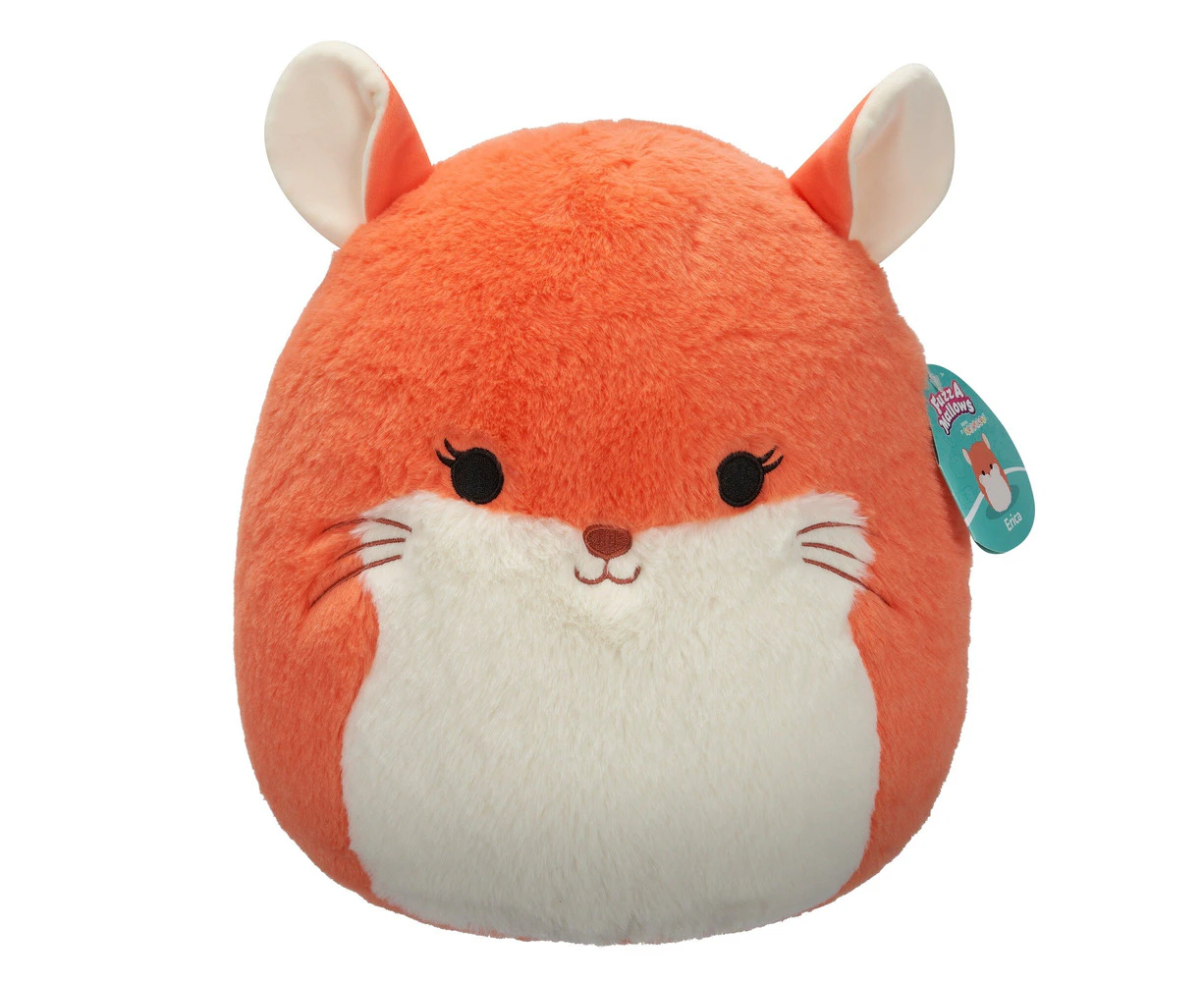 Squishmallows Fuzzamallows Erica the Chinchilla 12 inch Plush