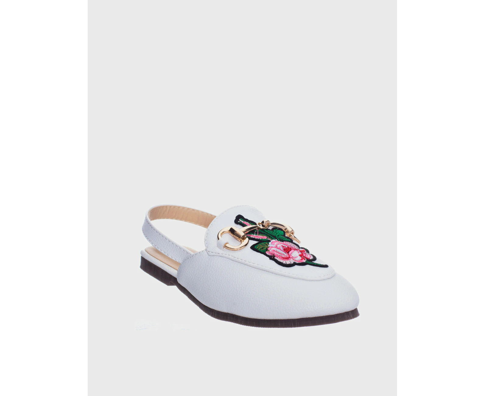 Gigi White Loafers