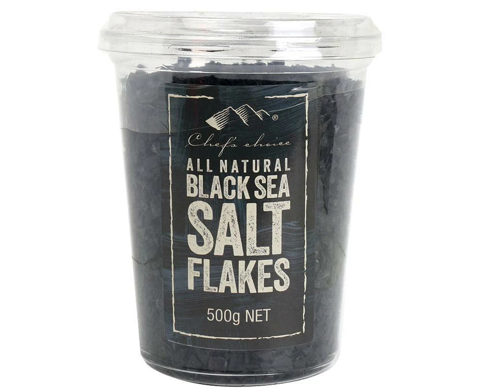 3Kg Salt Sea Flakes All Natural Black 6 X 500G