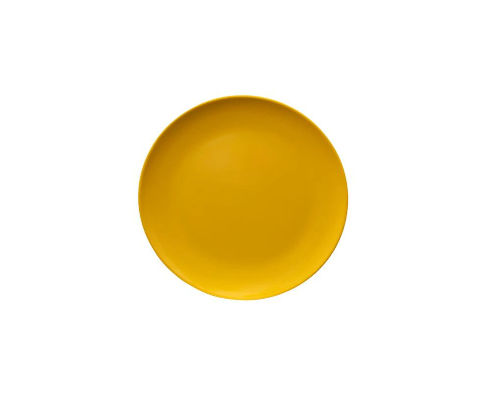 Single Colour Melamine Dinner Plate (Yellow) - 25cm