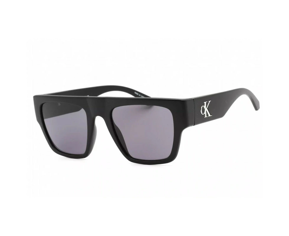 Calvin Klein Jeans CKJ22636S 002 Matte Black / Grey Square Frame Tinted Sunglasses