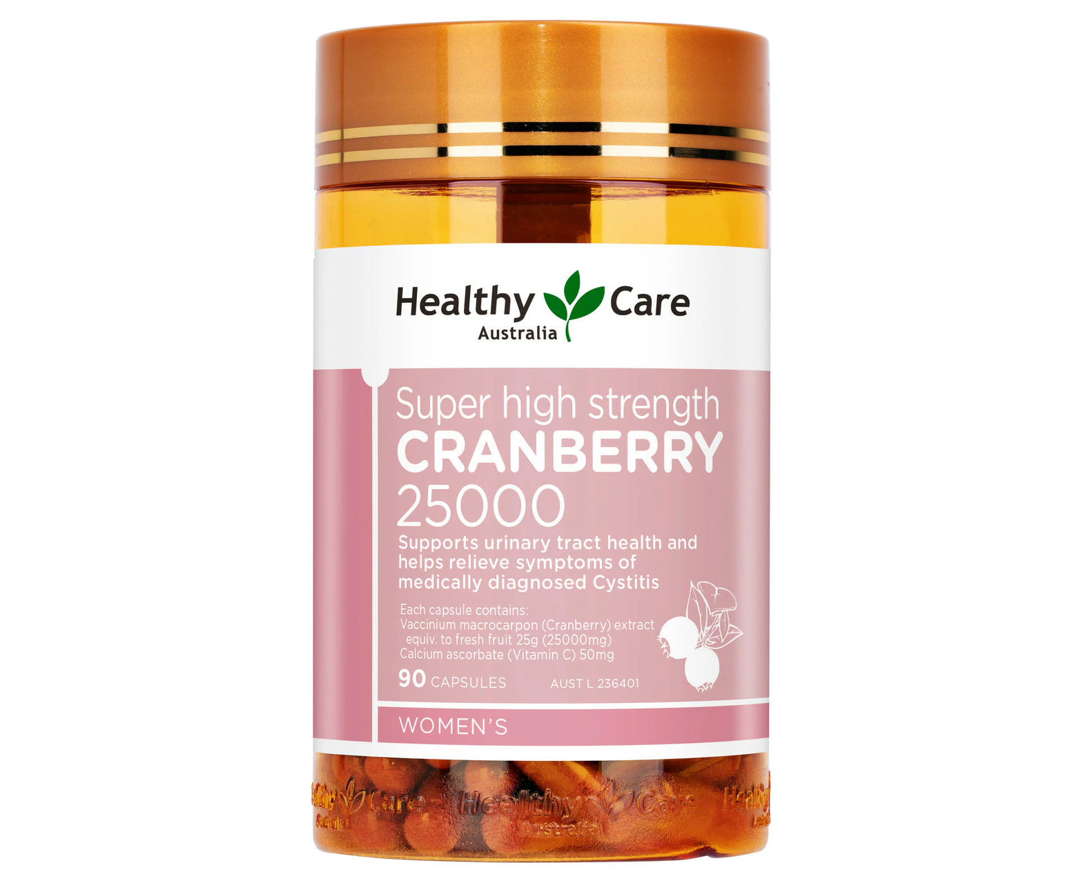 Healthy Care Super High Strength Cranberry 25000 90 Capsules