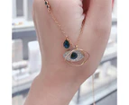 Collier en cristal Swarovski Symbol Evil Eye, cha?ne de clavicule en cristal Swarovski Elements