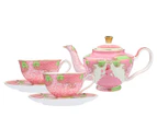 Maxwell & Williams 5-Piece Wicked Glinda Pink Goes Good With Green Tea Set w/ Infuser