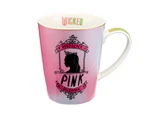 Maxwell & Williams x Wicked 450mL Positively Perfect Conical Mug - Pink/Green