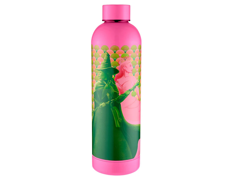 Maxwell & Williams x Wicked 750mL Forever Double Wall Insulated Bottle - Pink/Green