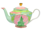 Maxwell & Williams 1L Wicked Elphaba Pink Goes Good With Green Teapot w/ Infuser Set