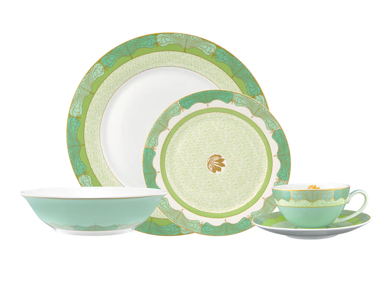 Maxwell & Williams x Wicked 20-Piece Elphaba Dinner Set - Green