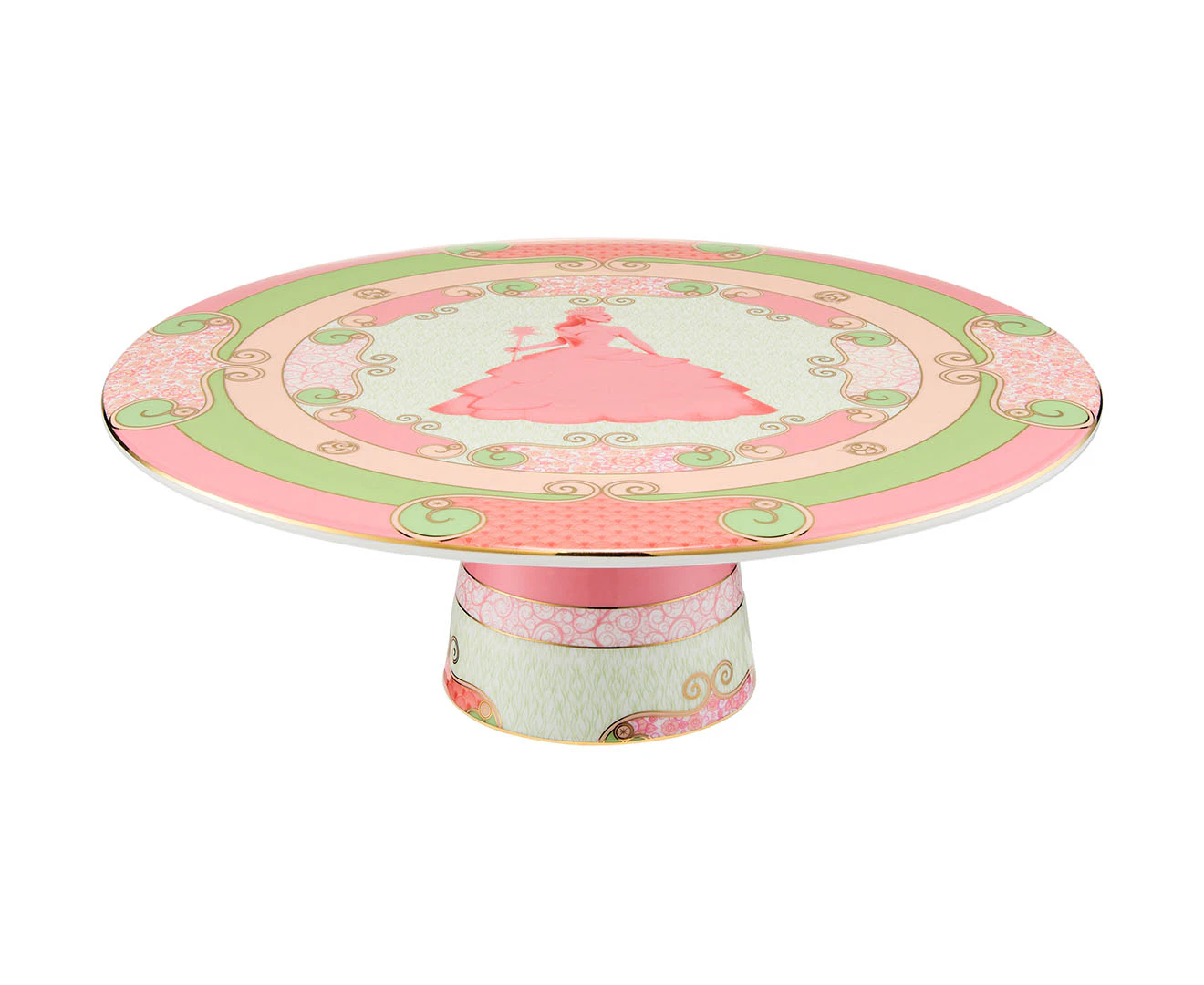 Maxwell & Williams 28cm Wicked Elphaba Pink Goes Good With Green Footed Cake Stand - Pink