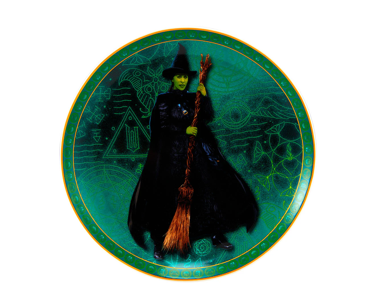 Maxwell & Williams x Wicked 19cm Elphaba Coupe Side Plate - Green