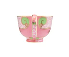 Set of 2 Maxwell & Williams Wicked Glinda Pink Goes Good With Green Demi Cup & Saucer