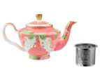 Maxwell & Williams 500mL Wicked Glinda Pink Goes Good With Green Teapot w/ Infuser Set