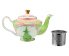 Maxwell & Williams 500mL Wicked Elphaba Pink Goes Good With Green Teapot w/ Infuser Set